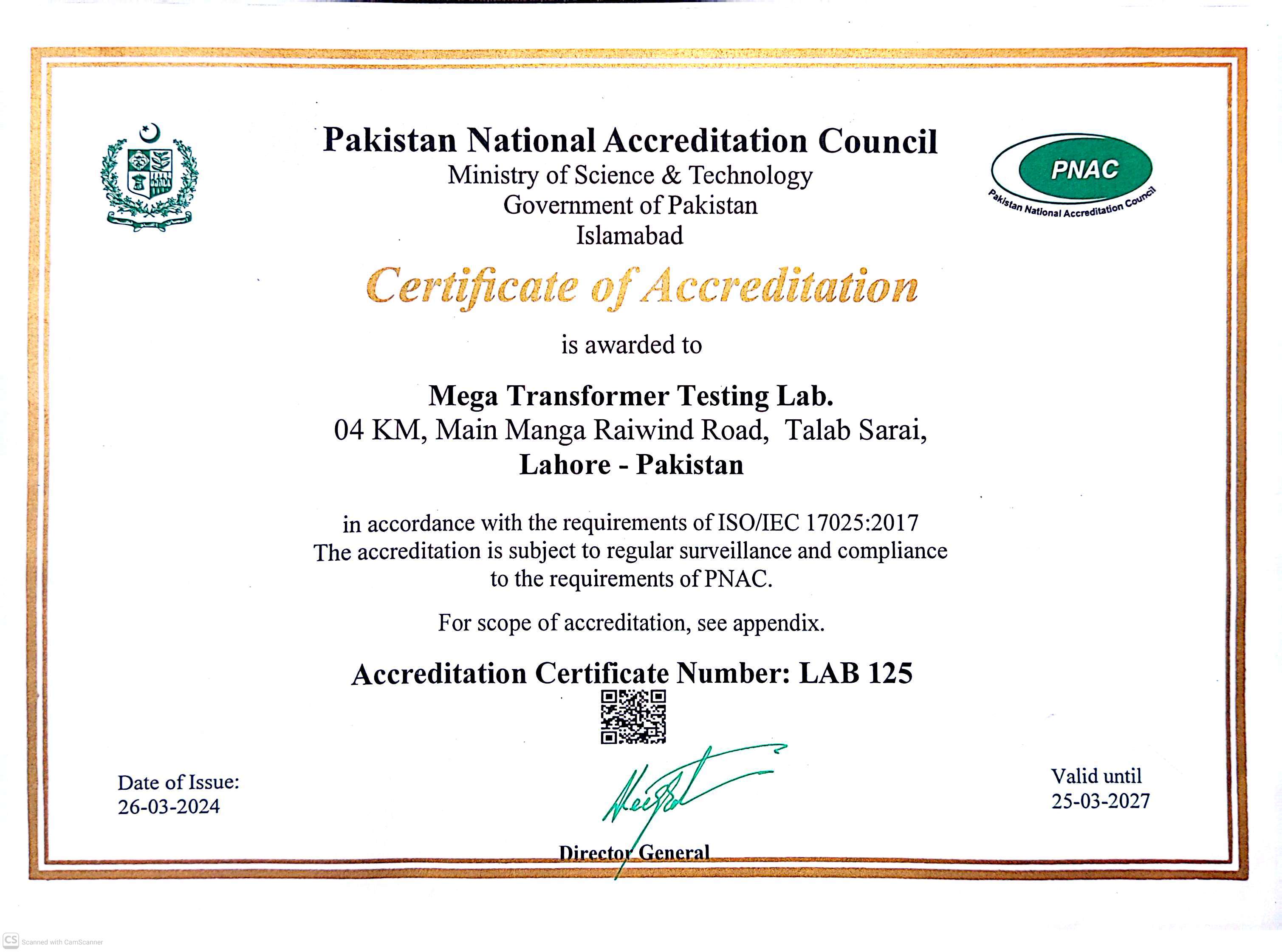 Certificate 9