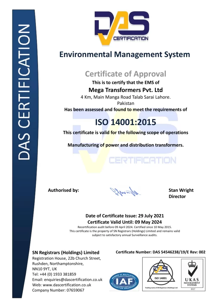 ISO 14001 Certification